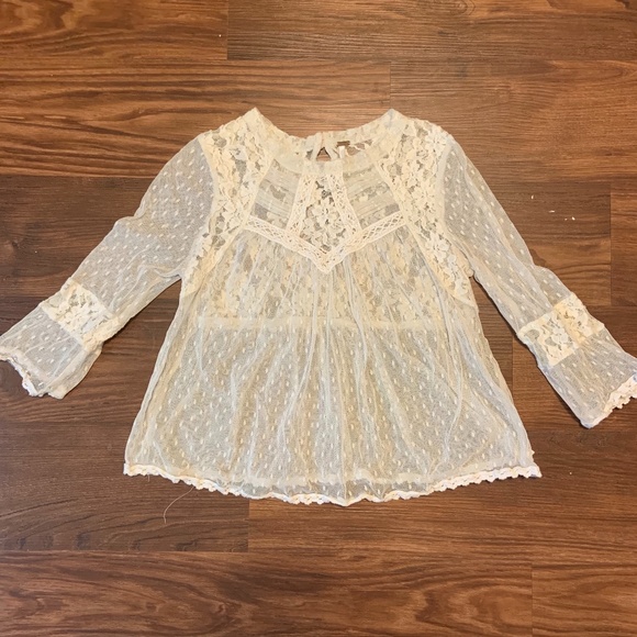 Free People Lace Top - Picture 1 of 5